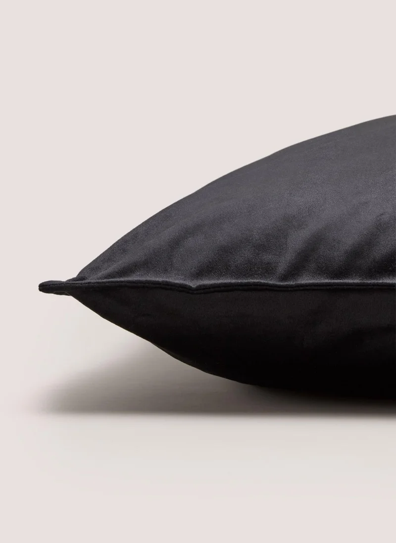 ماتلان Black Plain Velvet Cushion